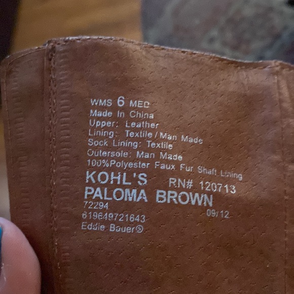 EDDIE BAUER 🌿 Leather 3-Buckle mid-calf Boots - Picture 7 of 10